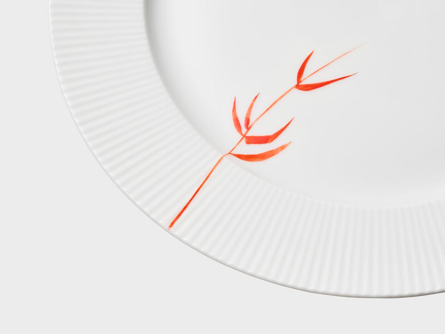 Plate | Adonis | Red Bamboo | 21 cm