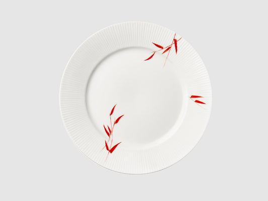 Plate | Adonis | Red Bamboo | 27 cm